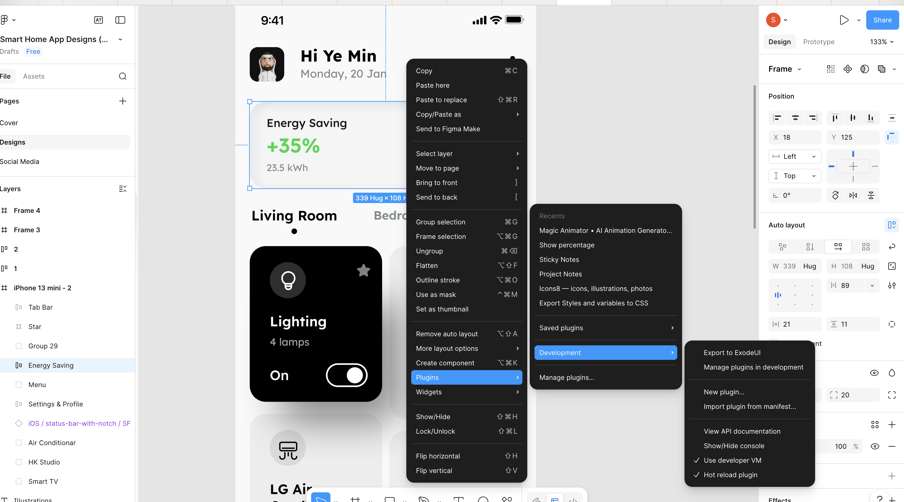 1. Export from Figma