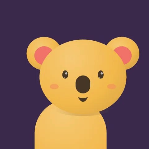 Bouncy Koala — free animated koala mascot logo