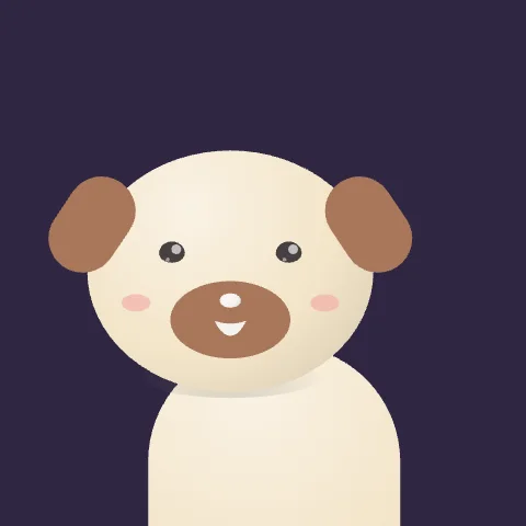 Bouncy Pup — free animated pup mascot logo