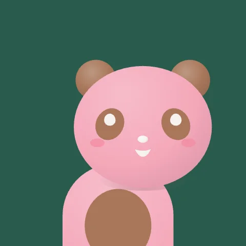 Brave Panda — free animated panda mascot logo