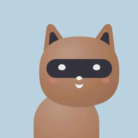 Brave Raccoon — free animated raccoon mascot logo