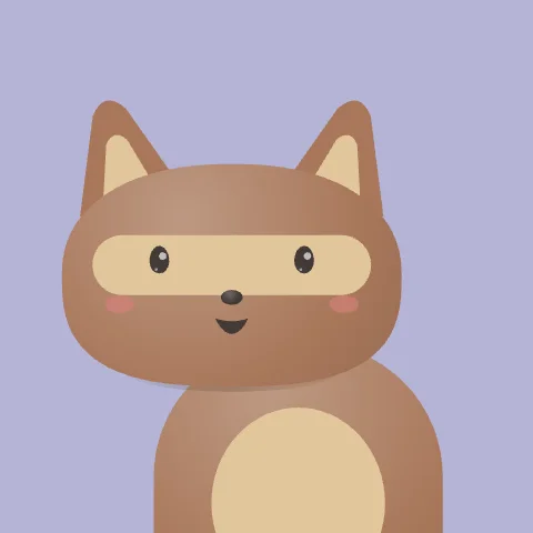 Brave Raccoon — free animated raccoon mascot logo