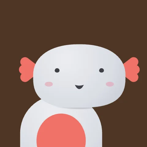 Breezy Axolotl — free animated axolotl mascot logo