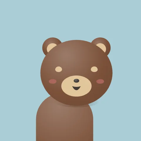 Breezy Bear — free animated bear mascot logo