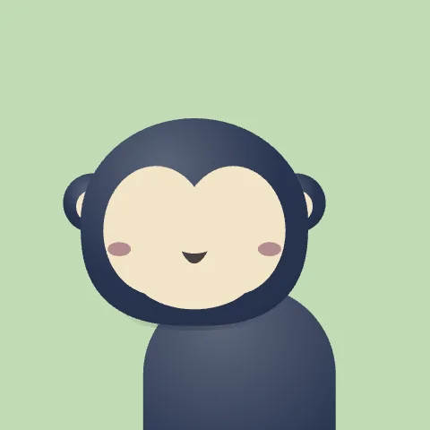 Breezy Monkey — free animated monkey mascot logo