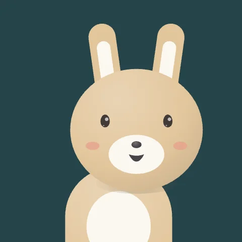 Cheeky Bunny — free animated bunny mascot logo