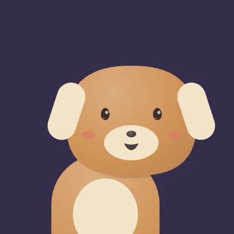 Cosy Dog — free animated dog mascot logo
