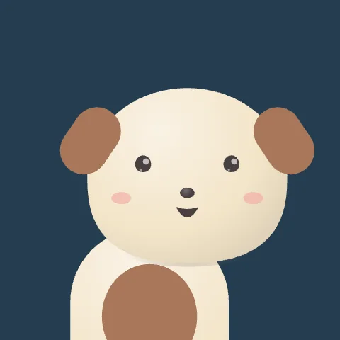 Dreamy Pup — free animated pup mascot logo