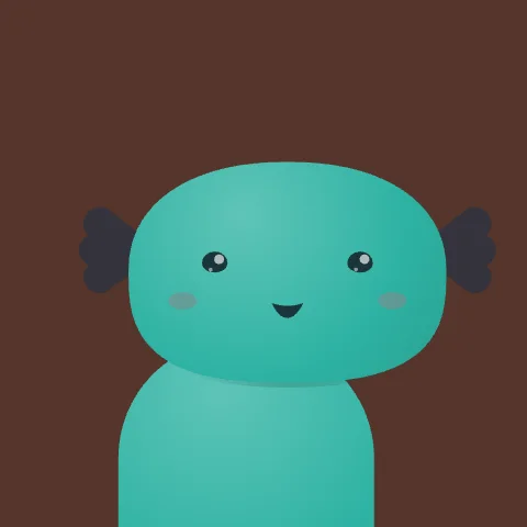 Gentle Axolotl — free animated axolotl mascot logo
