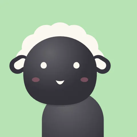 Gentle Sheep — free animated sheep mascot logo