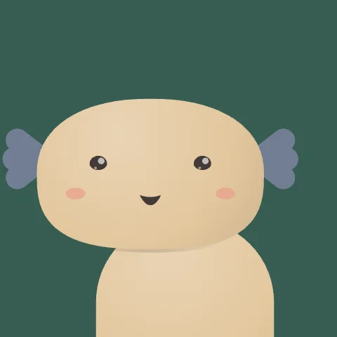 Humble Axolotl — free animated axolotl mascot logo