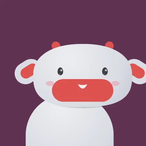 Humble Cow — free animated cow mascot logo
