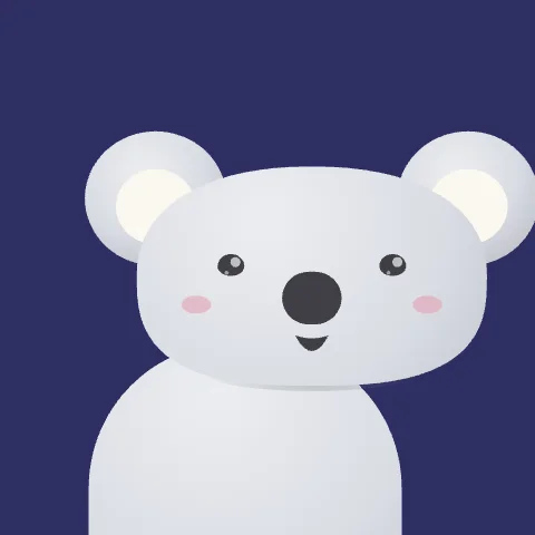 Humble Koala — free animated koala mascot logo