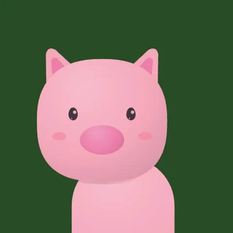 Humble Pig — free animated pig mascot logo