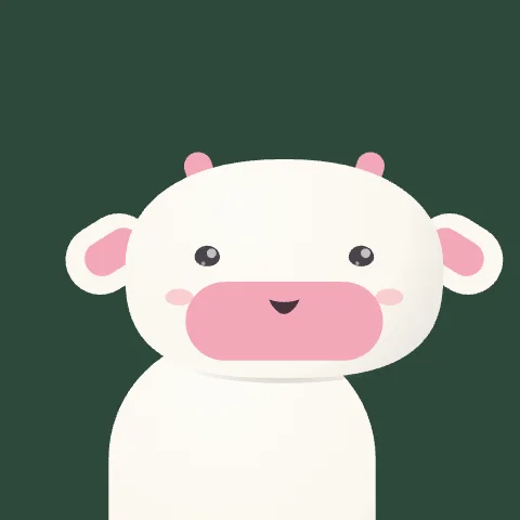 Jolly Cow — free animated cow mascot logo