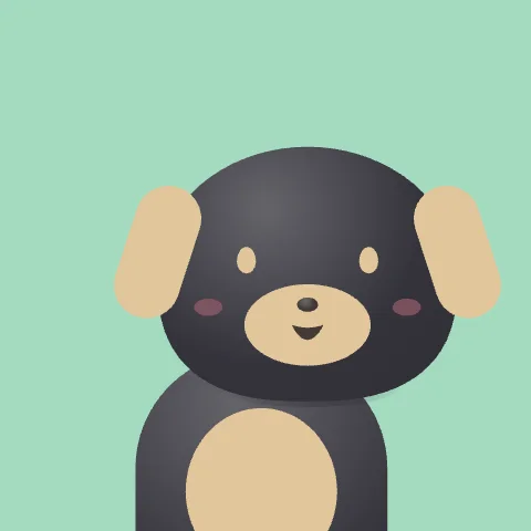 Jolly Dog — free animated dog mascot logo