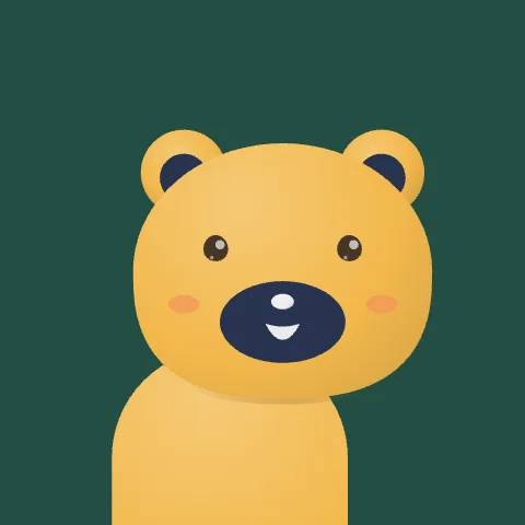 Lucky Bear — free animated bear mascot logo