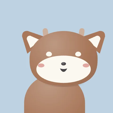 Plucky Fawn — free animated fawn mascot logo
