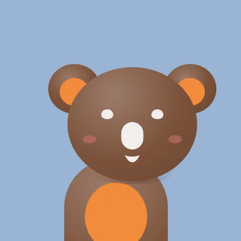 Plucky Koala — free animated koala mascot logo