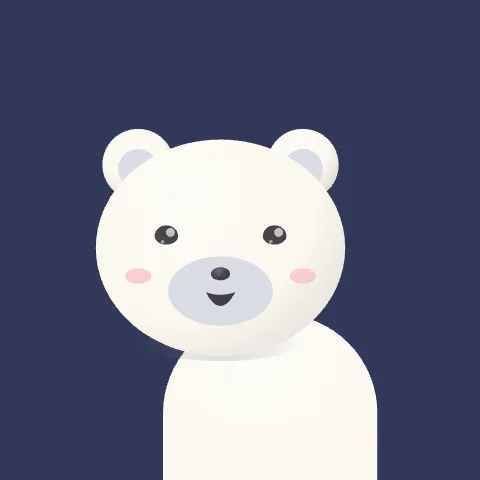 Quiet Bear — free animated bear mascot logo