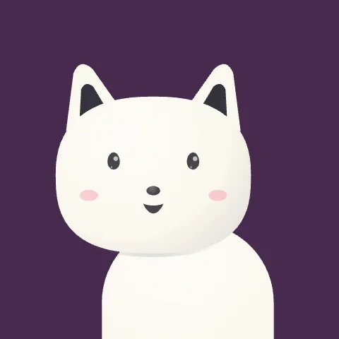 Quiet Cat — free animated cat mascot logo
