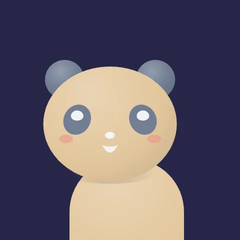 Quiet Panda — free animated panda mascot logo