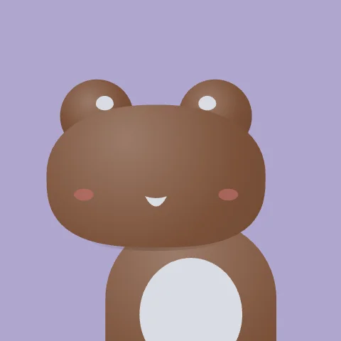 Sleepy Frog — free animated frog mascot logo