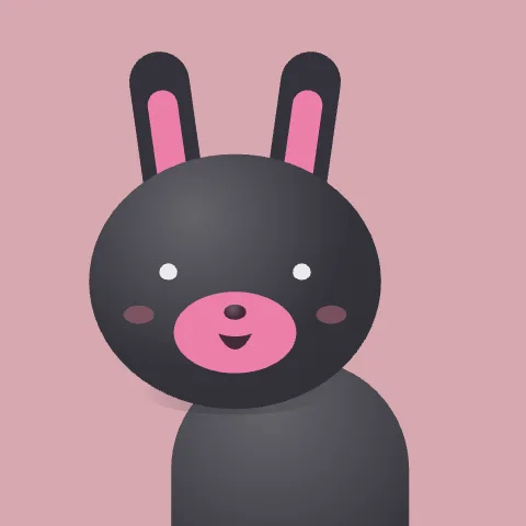 Snug Bunny — free animated bunny mascot logo