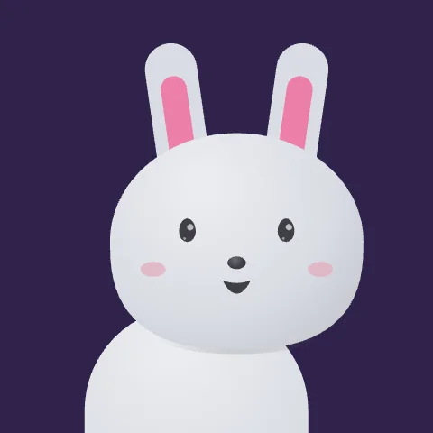 Snug Bunny — free animated bunny mascot logo