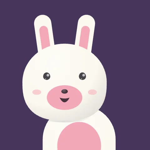Snug Bunny — free animated bunny mascot logo