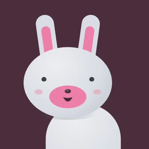 Snug Bunny — free animated bunny mascot logo