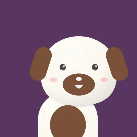 Snug Dog — free animated dog mascot logo