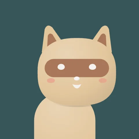 Sunny Raccoon — free animated raccoon mascot logo