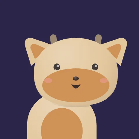Tiny Fawn — free animated fawn mascot logo