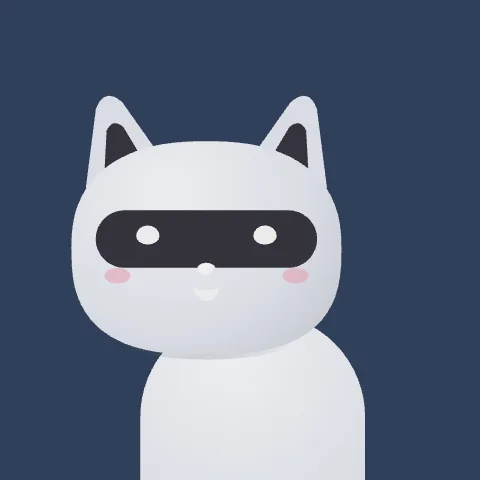 Tiny Raccoon — free animated raccoon mascot logo