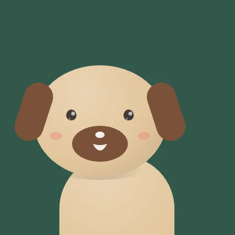 Velvet Dog — free animated dog mascot logo