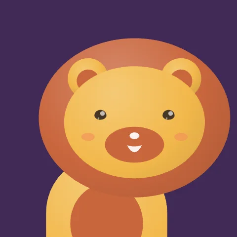 Velvet Lion — free animated lion mascot logo